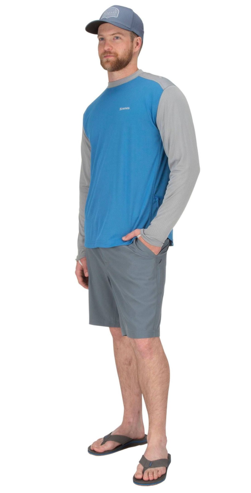 Simms SolarFlex Plus Crew Shirt Pacific Model 2 Simms SolarFlex Plus Crew Shirt Pacific Model 2
